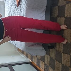H&M Women's Bold Red Wide Leg Pants